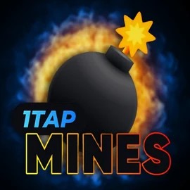 Enjoy 1Tap Mines by Turbo Games – logo hosted on bingovoyage.ca