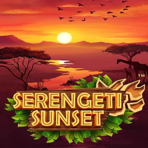 Serengeti Sunset slot logo by Skywind Group at Bingo Voyage