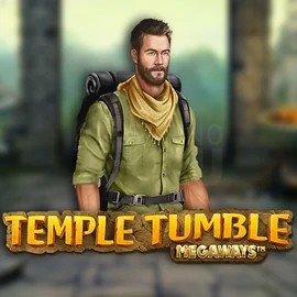 Temple Tumble Megaways online game logo by Relax Gaming on bingovoyage.ca