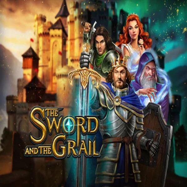 Slots logo of The Sword and the Grail from Play'n GO at Bingo Voyage